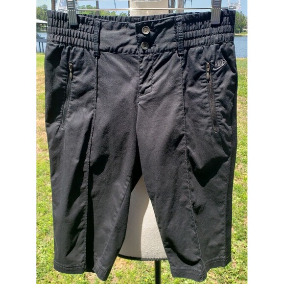 Nike Pants - Nike Shorts Womens Small Black Sportswear Chino Bermuda Hiking Outdoors Cotton